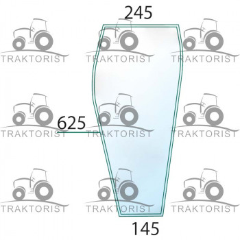 Frontscheibe unten links für Deutz